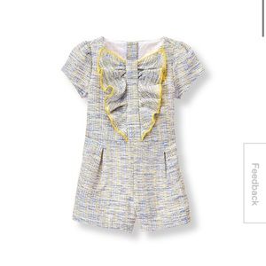 Janie and Jack Tweed Romper